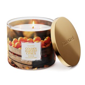 Golden Harvest Citrus 3-Wick Candle