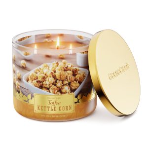 Toffee Kettle Corn 3-Wick Candle